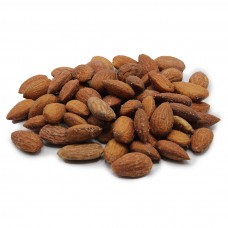 Roasted and salty almonds.
